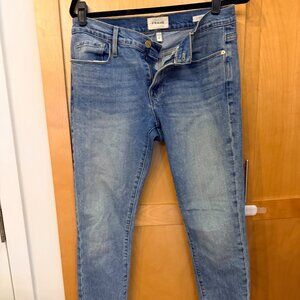 FRAME Le Garçon Jeans Size 27 | Light Wash Slim Boyfriend Denim